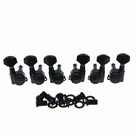 Dopro Black Left Right Locking Guitar Tuners Tuning Keys Machine Heads Korea Made