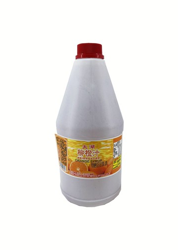 大湖-柳橙汁(2.5kg)濃縮糖漿 濃糖果露 濃縮柳橙風味糖漿 營業用濃縮汁(伊凡卡百貨)