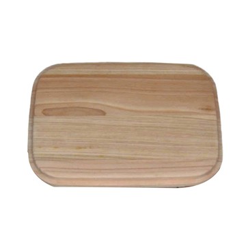 800dossi 原木上蓋兼砧板  烏柏材質  適用於露營炊煮便當盒  21.5 x 15.5 x 3.5cm  001119  1個