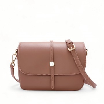 ANNA DOLLY好感日常知性百搭斜背包(大) #粉