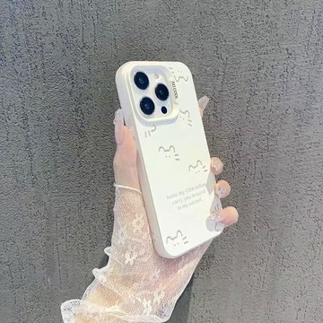 【全店免運 限時下殺】線條貓狗iPhone17手機殼16蘋果15情侶14/13小衆12簡約11防摔xr潮8保護殼 蘋果保