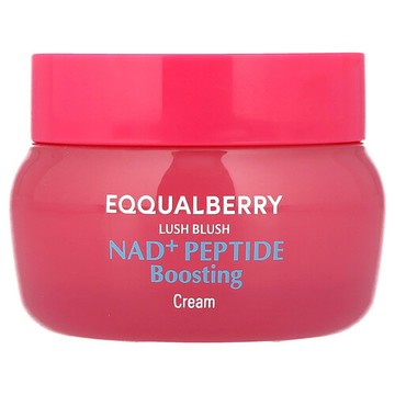 EQQUALBERRY, Lush Blush，Nad+ 肽提升保濕霜，1.69 液量盎司（50 毫升）