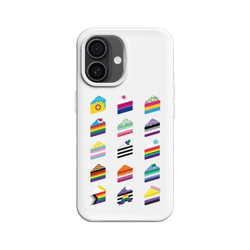 iPhone 16 SolidX 白 - PRIDE 2024: Love in All Forms - 100% 由愛製造