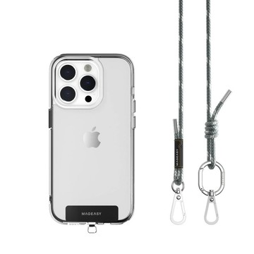 MAGEASY 6mm Strap 雲霧藍 手機 掛繩/掛繩片組 H7844 (4895241120985)