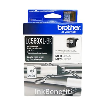 brother 兄弟牌 LC569XL-BK 原廠墨水匣 適用於MFC-J3520 / MFC-J3720  黑色  1個