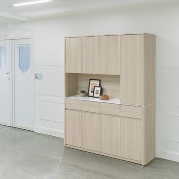 文創集 利格提5.3尺岩板四抽多功能高玄關鞋櫃組合(二色可選)-160x40x200cm免組