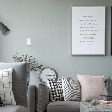 初心－畫/公司掛畫/旅店/民宿/英文/藝廊牆/電錶箱/設計/複製畫