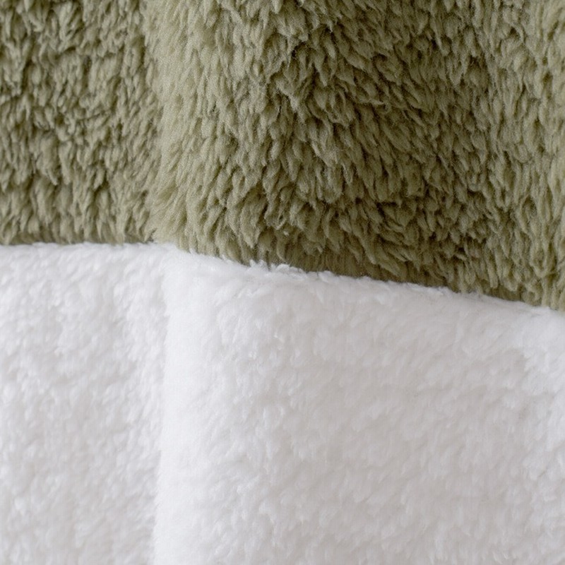 Felt Maglietta オシャレな配色もこもこ素材はフワッと軽く優しい癒しの肌触りモコボアカーディガン ルームウェア 部屋着 グリーン フリー レディース 通販 Lineポイント最大15 0 Get Lineショッピング