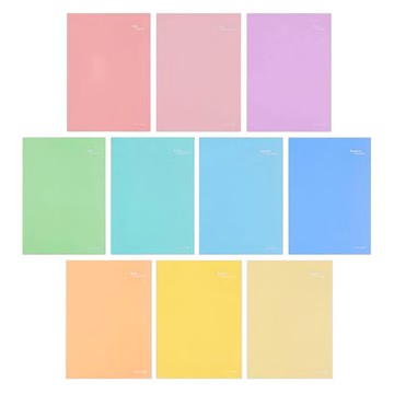 morning glory 中學生&高中生無題筆記本 K-2  10本  素色