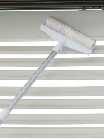 長柄粘毛器  大號長柄伸縮粘毛器滾筒可撕式地板地毯清潔滾刷粘頭髮沾毛神器【MJ18566】