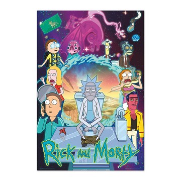 【瑞克和莫蒂】第四季主視覺海報/RICK & MORTY