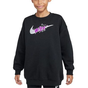 【NIKE】 G NSW CLUB FLC OVRSZD CREW GX  圓領長袖T恤 中童 - HQ9299010