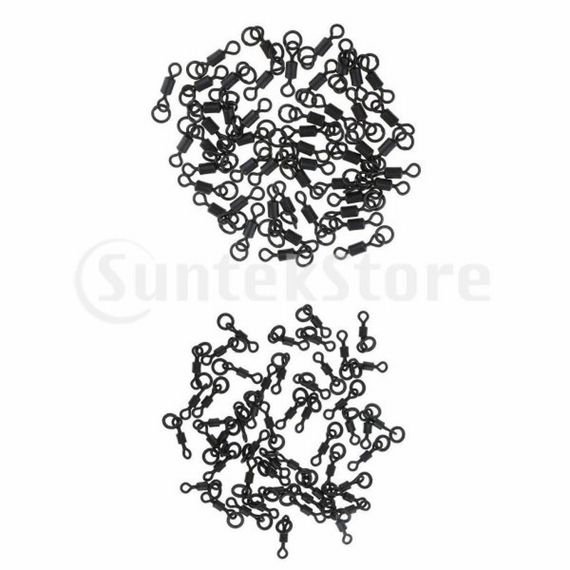P釣りターミナルタックル用100個の柔軟な釣りローリングスイベルフックラインコネクタ 通販 Lineポイント最大0 5 Get Lineショッピング