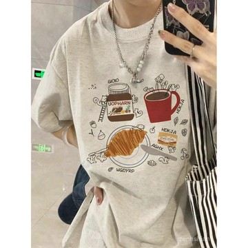 🎀100%重磅純棉 M-6XL 大尺碼女裝 短袖上衣女 美式印花t恤 短袖t桖 顯瘦遮肉 日系短袖 休閒上衣女