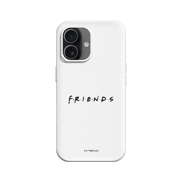 iPhone 17 SolidX 白 - Friends - 六人行Logo(黑）
