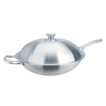 Hi CHEF 掌廚 316歐式七層複合金中華鍋 小平底 台灣製造  33cm  1個