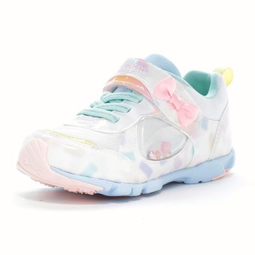 可愛軟糖競速運動童鞋-白粉