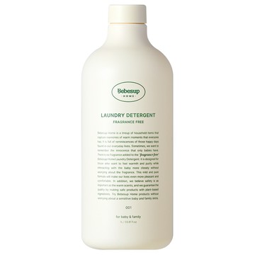 Bebesup 洗衣精 無香 1L  1瓶