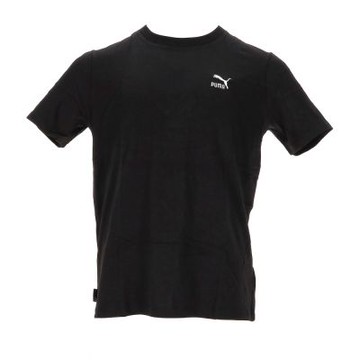 Puma 流行系列 Team 男款 女款 黑色 運動 休閒 中性 上衣 短T 圓領 T恤 亞規 短袖 63035301