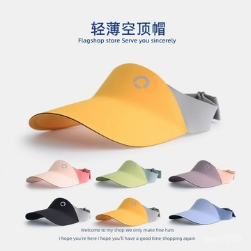 🌟免運!🌈臺灣有貨✨日本兒童遮陽帽超輕防曬帽防紫外綫女童運動寶寶空頂小學生帽子 WHTL