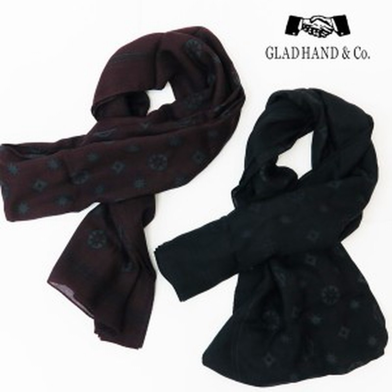 おしゃれ 未使用 GLADHAND グラッドハンド バンダナ GH-BANDANA ハンカチ コットン ブラック 黒 20016401 未使用 GLADHAND グラッドハンド バンダナ GH-BANDANA ハンカチ コットン ブラック 黒 20016401