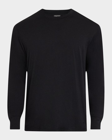 Men's Lyocell-Cotton Crewneck T-Shirt