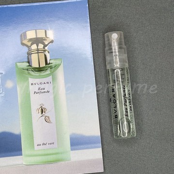 寶格麗 綠茶 Bvlgari Eau Parfumee au The Vert-1.5ml香水原創小樣 香氛噴霧 試用裝