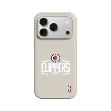 iPhone 18 Pro SolidX 貝殼灰 - NBA - Logo-洛杉磯快艇 L.A. Clippers - Light