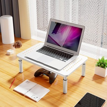 桌上型螢幕增高架 顯示器電腦支架置物收納架 升降筆記本臺式底座架子墊高增高架