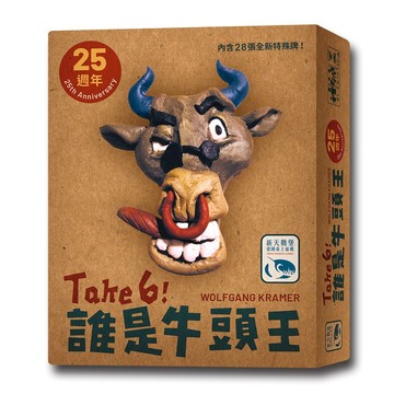 SWANPANASIA 【桌遊】誰是牛頭王25週年版 TAKE 6!25th Anniversary中文版