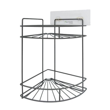 【dayneeds】一次性透明雙勾搭雙層角落架