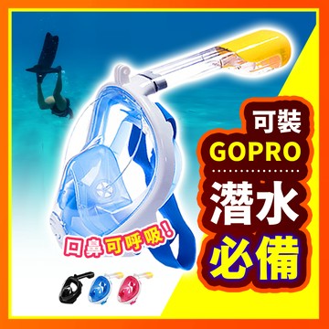 【好記商店】 潛水面罩 浮潛面罩 潛水面鏡 浮潛面鏡 潛水蛙鏡 乾式面罩 潛水鏡 蛙鏡 浮潛必備 游泳新手 口鼻呼吸