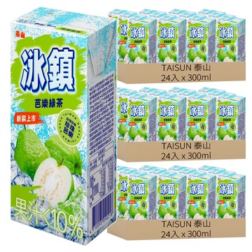 TAISUN 泰山 冰鎮芭樂綠茶  300ml  72入