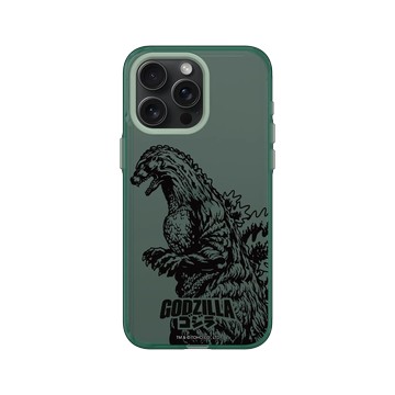 iPhone 15 Pro Max Clear 憂墨綠 - 哥吉拉 Godzilla - 哥吉拉素描