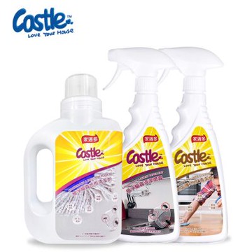 【Castle 家適多】居家植淨防蟲清潔組 + 地板清潔劑500ml