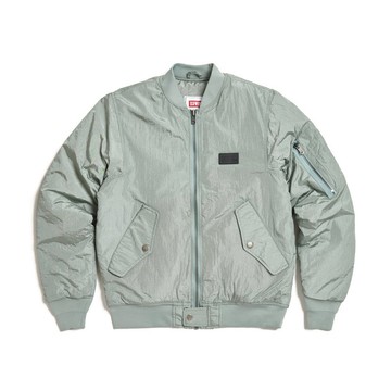 EDWIN 男款 撞色MA1飛行夾克 (淺綠色) #外套