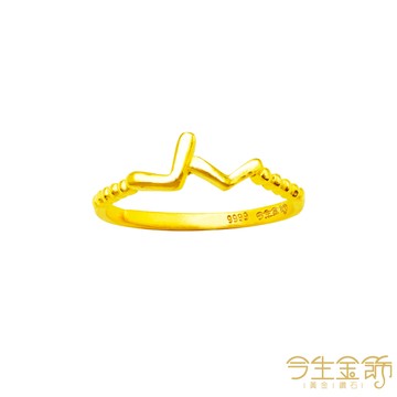 今生金飾 Love Love戒 黃金戒指