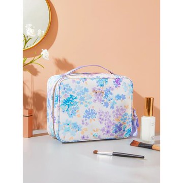 日本化妝包女便攜旅行大容量2026新款紫色高端便攜防水旅游收納包
