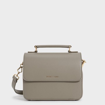 掀蓋方形斜背包