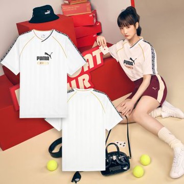 Puma 足球衣 KING Relaxed Football 白 復古 短袖上衣 吸濕快乾 寬鬆 王淨同款 63256302