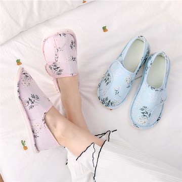 腳腫鞋腳背高拇指外翻腳寬肥胖魔術貼調節寬松腳趾受傷孕婦月子鞋