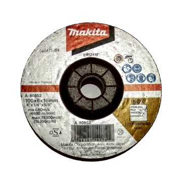 牧田A-80852 研磨砂輪片(白鐵)100mm