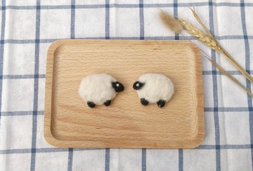 羊毛氈 動物 綿羊 胸針 扣針 別針