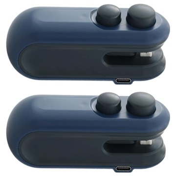 零食封口機  深藍色  2個  TX-006