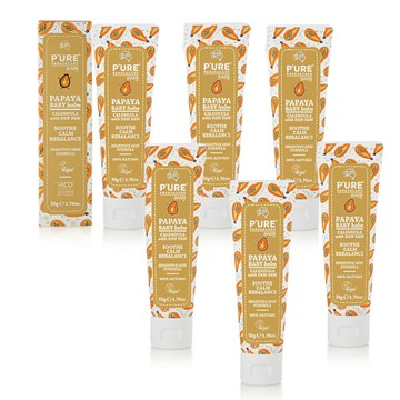 【澳洲 Pure Papayacare】木瓜嬰兒萬用軟膏含金盞花(6入組 50g/條)