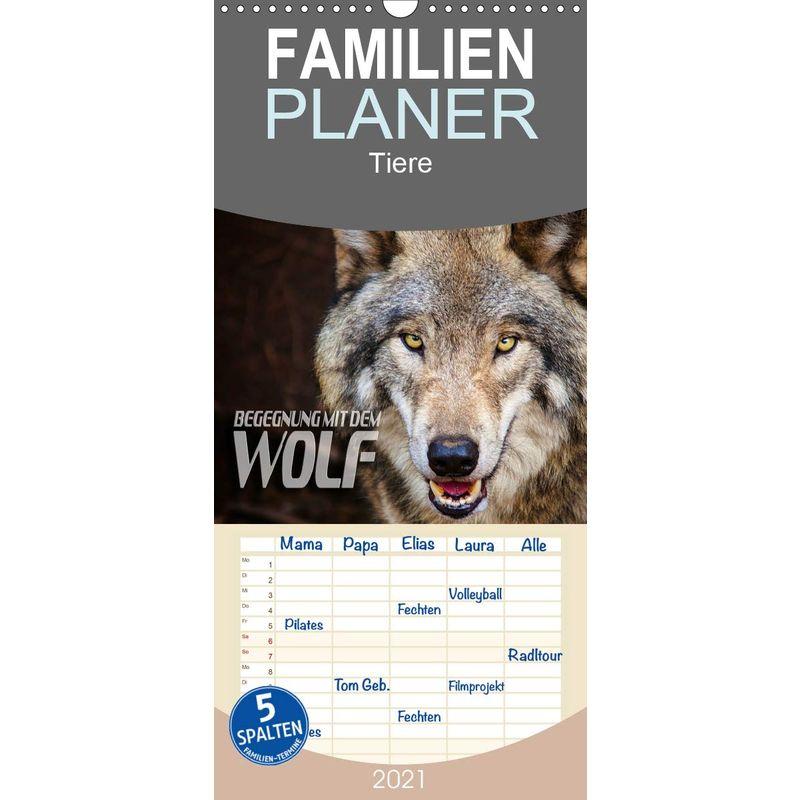 Begegnung mit dem Wolf Familienplaner hoch