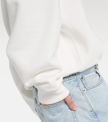 The Row Dende cotton-blend terry polo sweater