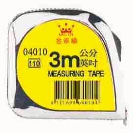 徠福 鋼捲尺(3m電光/13mm/英吋公分)NO.4010