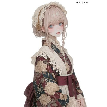 【9 月新作】07-143-0273 人物貼紙 幻想復古浪漫喫茶