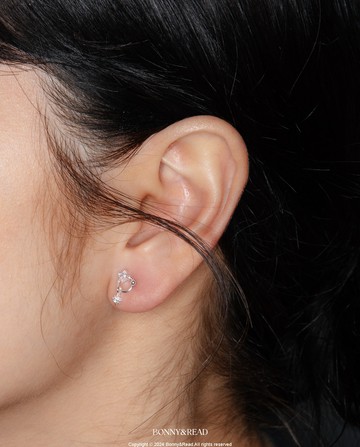 [預購] [純銀] 星辰微光耳環 / Star Shimmer Earring